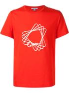 Carven Spiral Logo T-shirt, Men's, Size: Xl, Red, Cotton