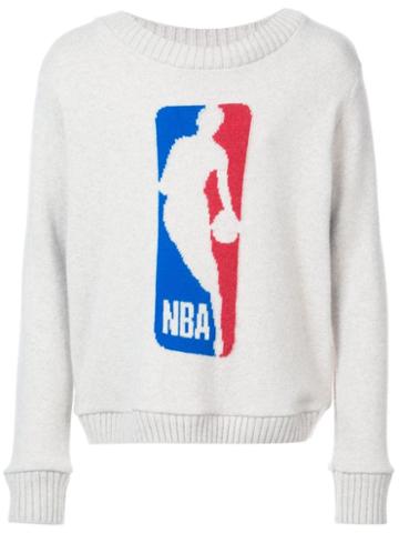 The Elder Statesman X Nba Nba Sweatshirt - Grey