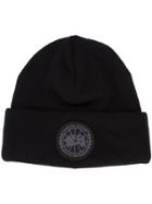 Canada Goose Logo Badge Beanie - Black