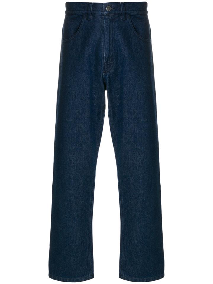 Raf Simons Wide-leg Jeans - Blue