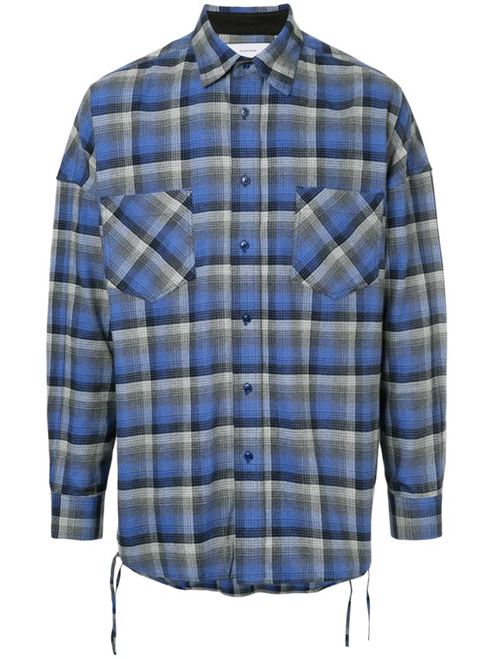 Facetasm Checked Shirt - Blue