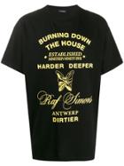 Raf Simons Harder Deeper Butterfly T-shirt - Black