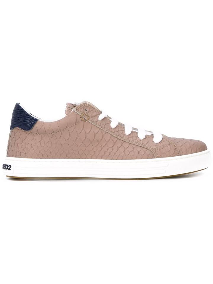 Dsquared2 Snakeskin Effect Sneakers