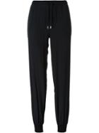 Armani Jeans Track Pants, Women's, Size: 44, Black, Viscose/cotton/spandex/elastane