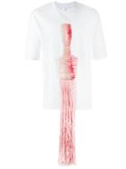 Cottweiler Fringes Detail T-shirt, Men's, Size: Small, White, Cotton