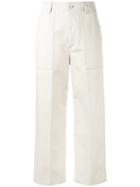 Golden Goose Deluxe Brand - Patch Trousers - Women - Cotton - M, Nude/neutrals, Cotton