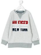 Tommy Hilfiger Junior - Logo Sweatshirt - Kids - Cotton/polyester - 6 Yrs, Grey