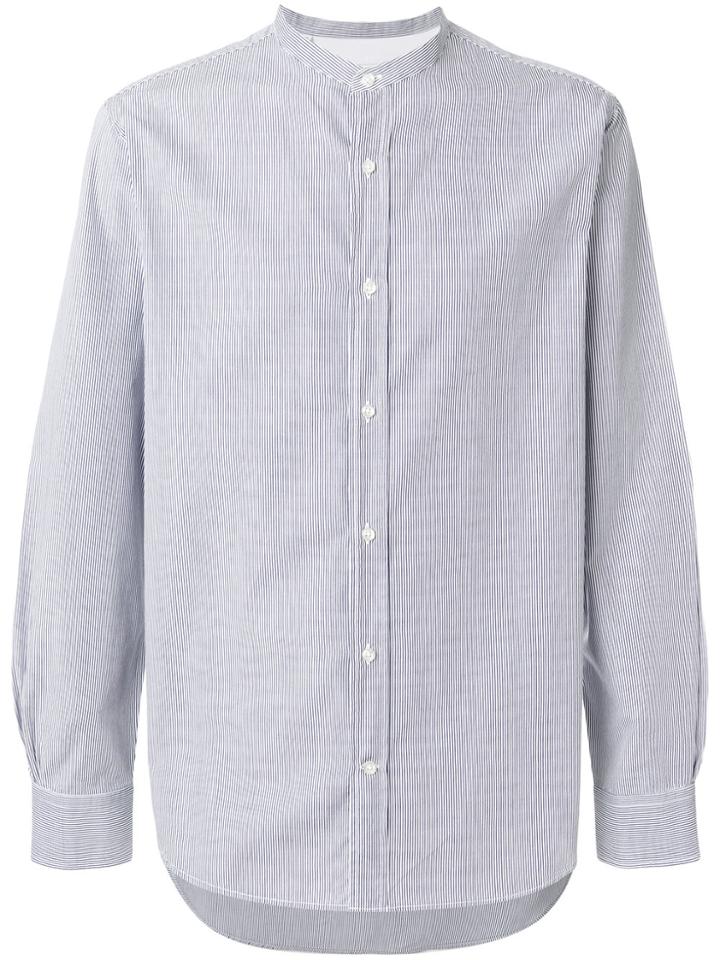 Officine Generale Striped Shirt - Blue