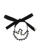 Ann Demeulemeester Tied Beaded Bracelet - Black