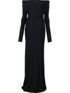Yigal Azrouel 'off The Shoulder' Dress, Women's, Size: 4, Black, Spandex/elastane/viscose