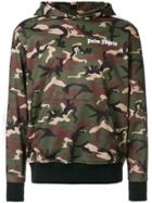 Palm Angels Camouflage Hoodie - Green
