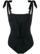 Marysia Tie Detail One-piece Swimsuit - Black
