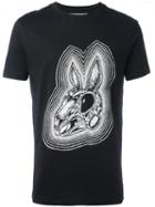 Mcq Alexander Mcqueen Bunny Print T-shirt, Men's, Size: Small, Black, Cotton