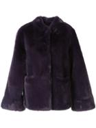 Emporio Armani Wide Sleeve Jacket - Purple
