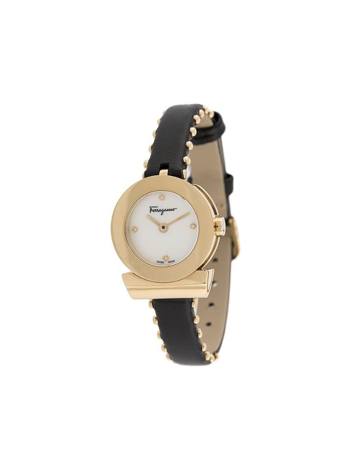 Salvatore Ferragamo Watches Gancino 22mm Watch - Black