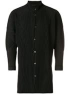 Homme Plissé Issey Miyake Pleated Long-sleeve Shirt - Black