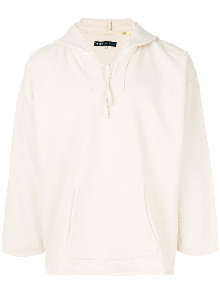 Levi's: Made & Crafted Knitted Hoodie - Nude & Neutrals