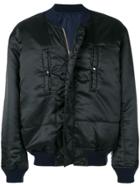 Digawel Quilted Bomber Jacket - Black