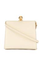 Hermès Pre-owned Logos Shoulder Party Bag - White