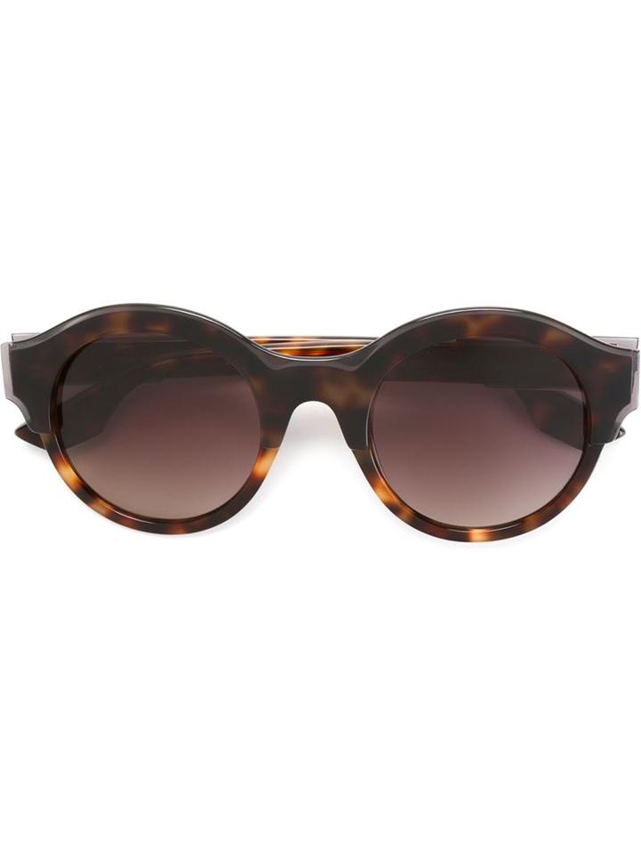 Mcq Alexander Mcqueen - Round Frame Sunglasses - Women - Acetate - One Size, Women's, Black, Acetate