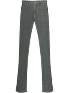 Re-hash Checked Tailored Trousers - Green