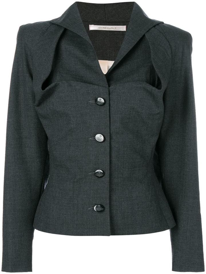 Vivienne Westwood Pre-owned Gold Label Fitted Jacket - Grey