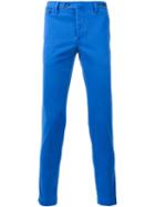 Pt01 Plain Chinos, Men's, Size: 46, Blue, Cotton/spandex/elastane