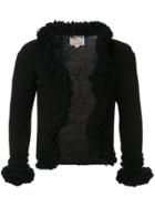 Walter Van Beirendonck Vintage Ruffle Trim Jacket - Black