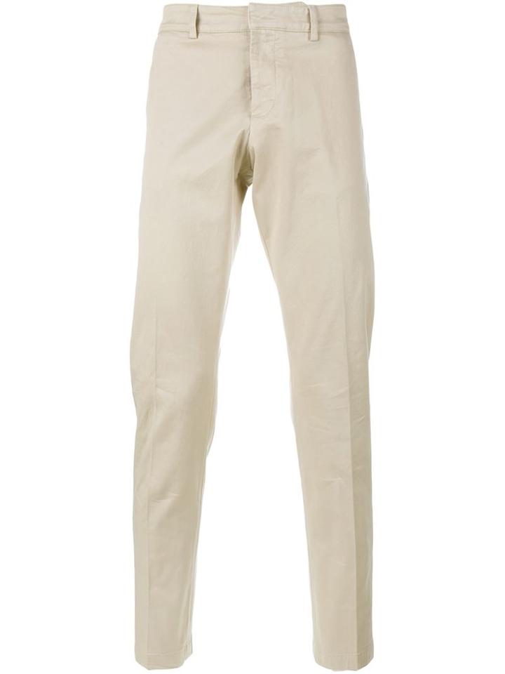Ami Alexandre Mattiussi Slim Fit Chinos, Men's, Size: M, Nude/neutrals, Cotton/spandex/elastane