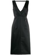 Nº21 Pleated Details Midi Dress - Black