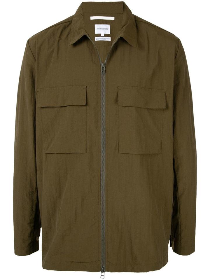 Norse Projects Zipped Shirt - Green