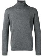 Roberto Collina Cashmere Roll Neck Jumper - Grey