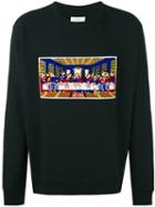 Facetasm - The Last Supper Embroidered Sweatshirt - Men - Cotton/acrylic - One Size, Black, Cotton/acrylic