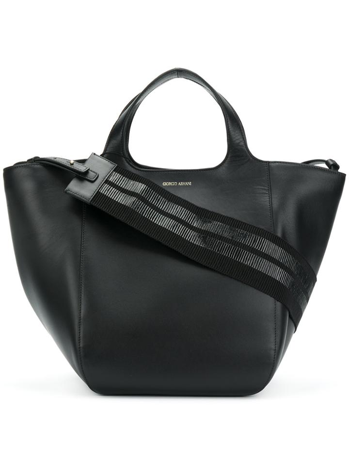 Giorgio Armani Chic Shopper Tote - Black