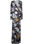 Leonard Floral Maxi Dress - Black