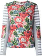 Comme Des Garçons Floral Print T-shirt, Women's, Size: Small, Cotton
