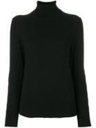 Joseph Knitted Roll-neck Sweater - Black
