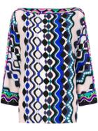 Emilio Pucci Geometric Print Blouse - Pink