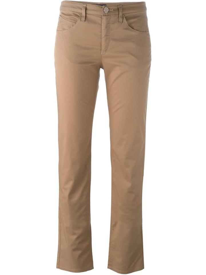 Armani Jeans Straight Leg Jeans, Women's, Size: 29, Nude/neutrals, Cotton/spandex/elastane