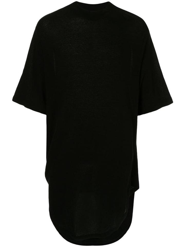 Julius Long Oversized T-shirt - Black