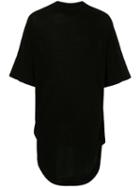 Julius Long Oversized T-shirt - Black