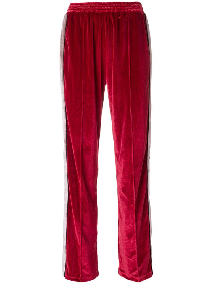 Forte Couture Side Panelled Trousers - Red