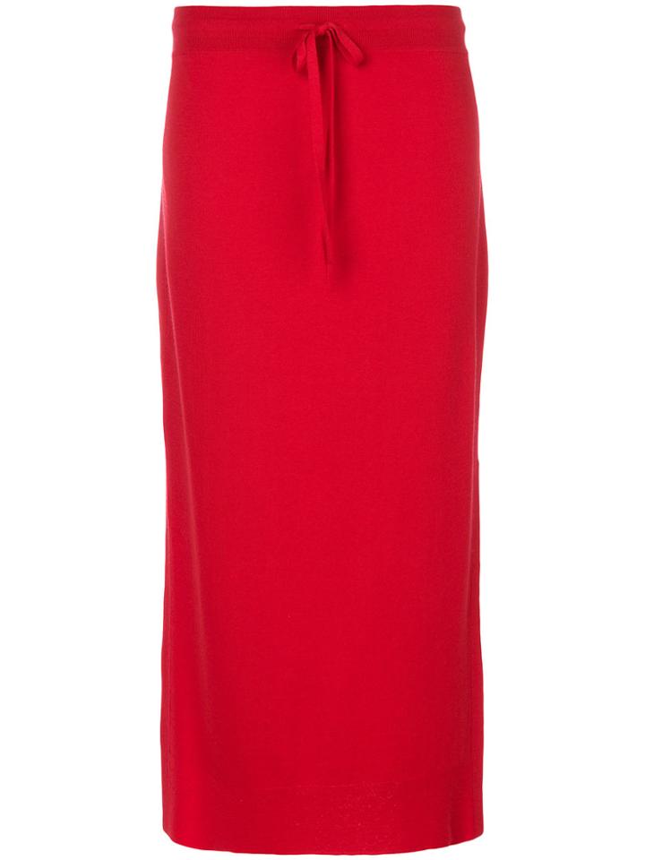Pringle Of Scotland Casual Long Skirt - Red