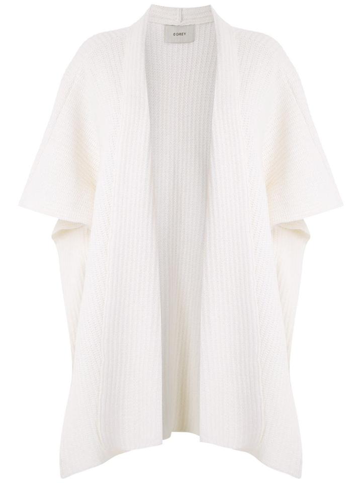 Egrey Knitted Cardicoat - White