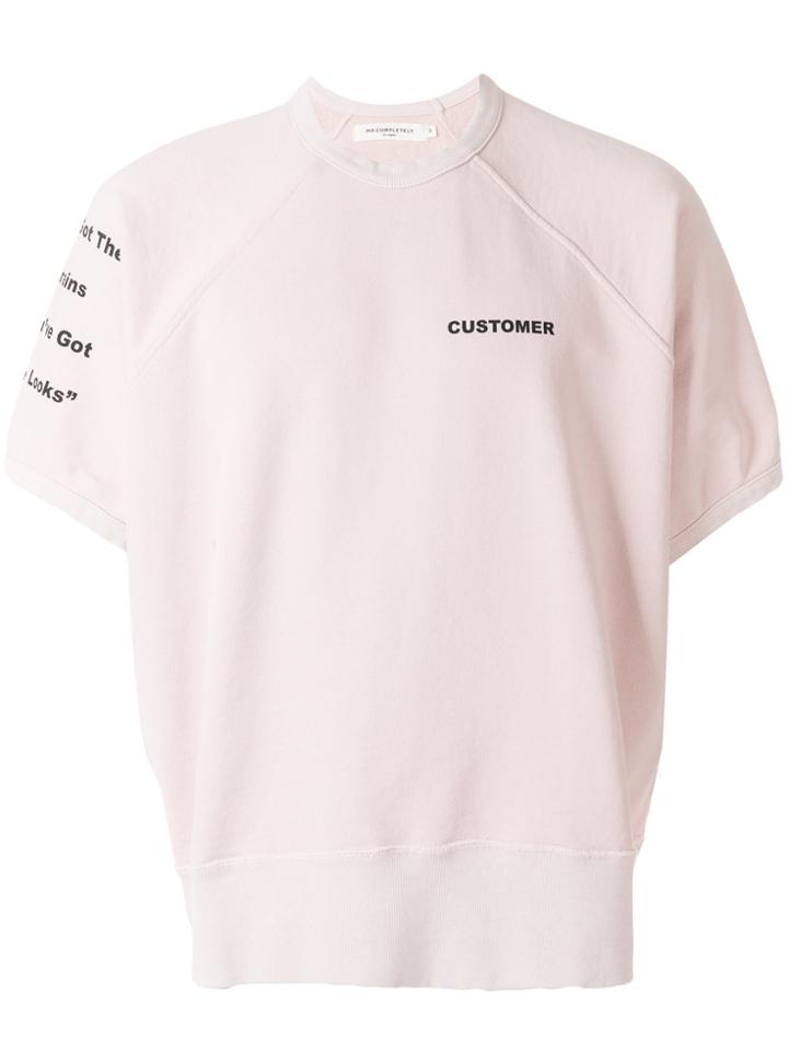 Mr. Completely Customer T-shirt - Pink & Purple