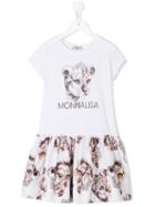 Monnalisa Printed Dress, Girl's, Size: 9 Yrs, White