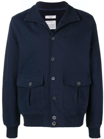 Circolo 1901 Buttoned Bomber Jacket - Blue