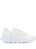 D.a.t.e. Fuga Mesh Panelled Sneakers - White