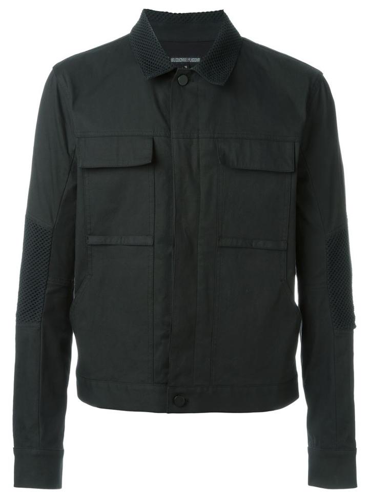Alexandre Plokhov Pocket Detail Mesh Collar Military Jacket
