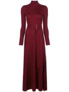 Nicholas Cut Out Detail Knitted Dress - Red